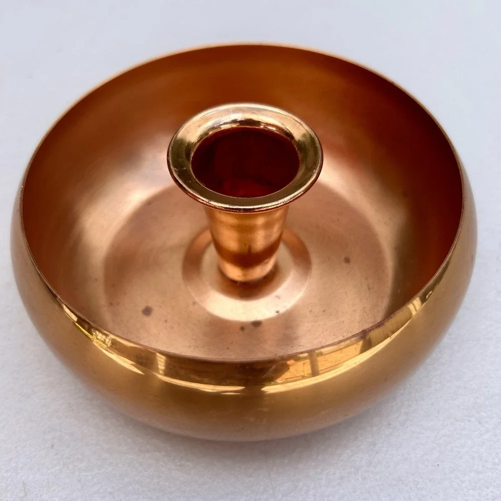 Coppercraft Guild Candle Holder Approx 4.5